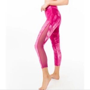 ZYIA Pink and White Leggings